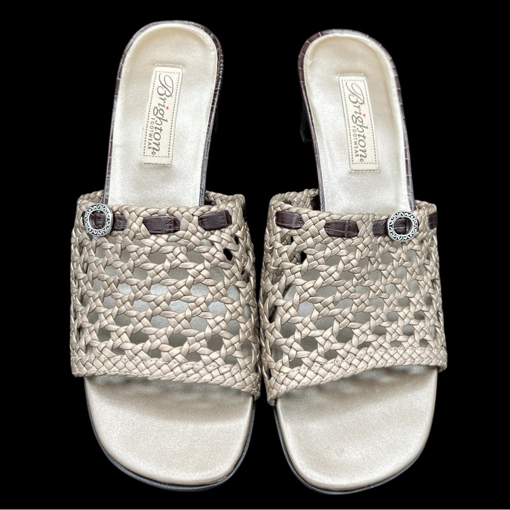Brighton “Tifany” Leather Sandals Made in Brazil - EUC